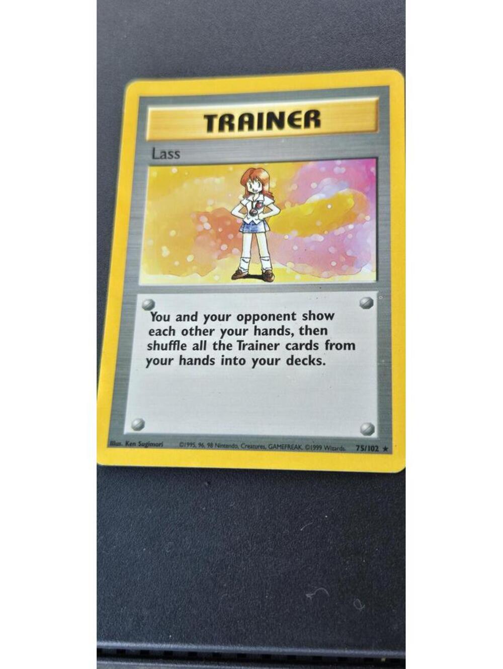 Pokemon Trainer Card Lass